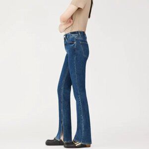 DL1968 Patti Straight Split Hem Jeans